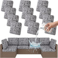 Smiry Waterproof Patio Cushion Covers, Stretch Outdoor Furniture Covers | Couch by Smiry