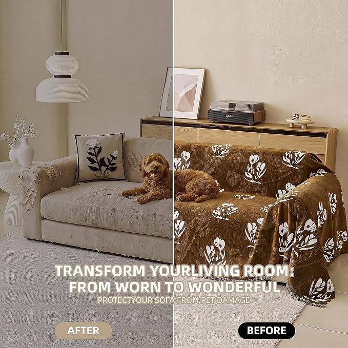 Couch Cover for Dogs Washable Sofa Cover, Sectional Couch Covers, Sofa Covers - Image 4