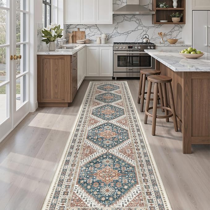 Madane Washable Runner Rugs 2x12 Long - Image 3