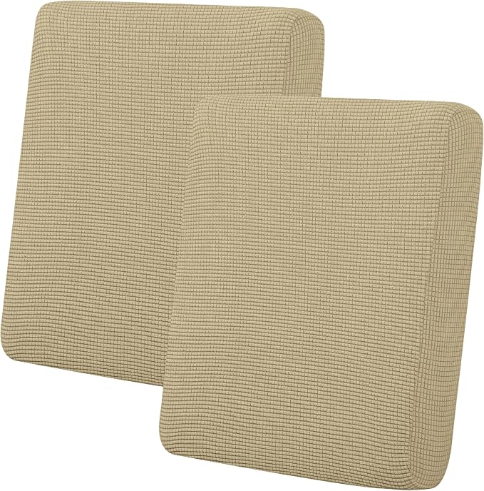 Easy-Going Stretch 2 Pieces Loveseat Couch Cushion Cover by Easy-Going