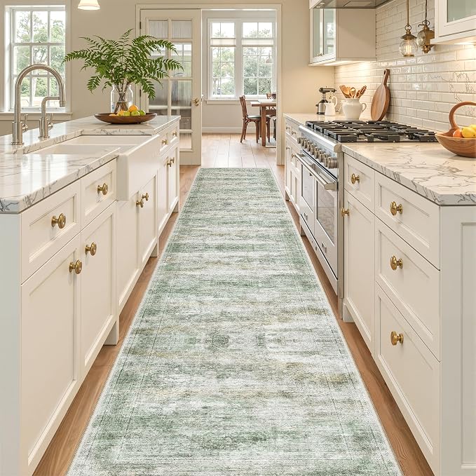 2x12 Runner Rug Non Slip, Washable Hallway Runner Rug, Laundry Room, Soft - Image 5