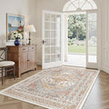 4x6 Area Rugs for Living Room Non Slip Rugs for Bedroom, Low Pile Soft Washable by Restydon