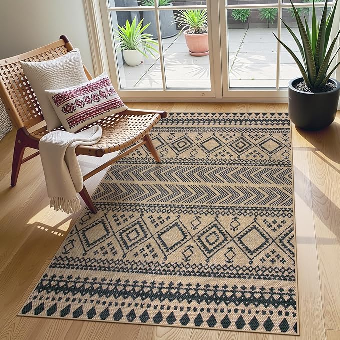 Lahome Boho 3x5 Entryway Front Porch Rug by Lahome