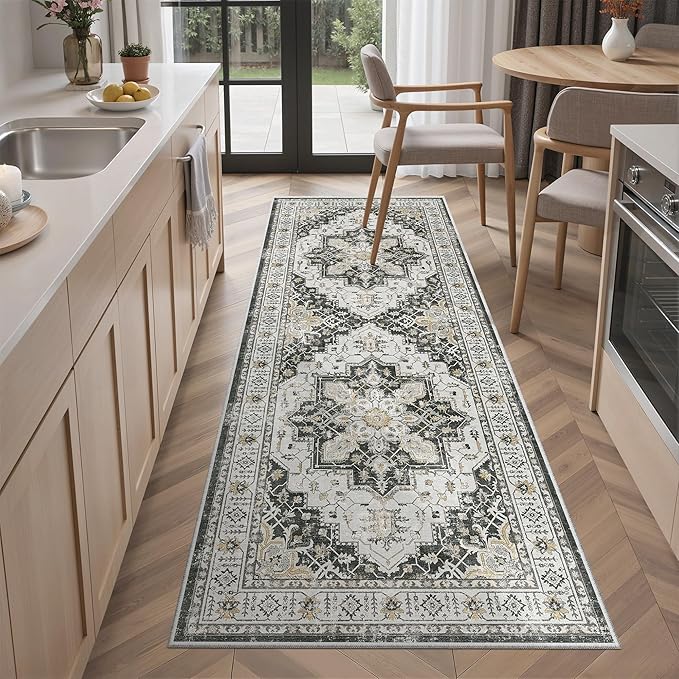 Madane Hallway Runner Rug 2x5 Washable Entry Rugs Non-Slip, Soft Low-Pile - Image 3