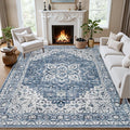 5x7 Area Rugs Living Room: Washable Vintage Rug by EXPEDIX