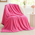 BEDELITE Hot Pink Throw Blanket by BEDELITE