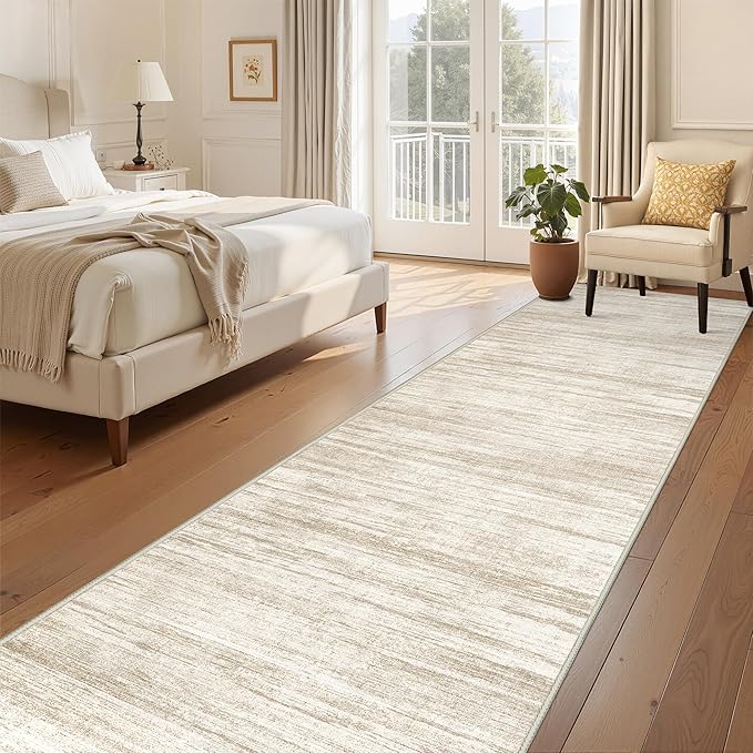 3x10 Runner Rug Non Slip, Washable Hallway Runner Rug, Laundry Room, Soft by Restydon