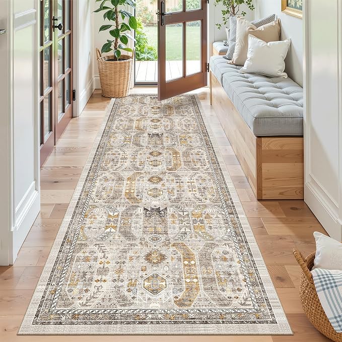 Madane Kitchen Runner 2'6''x8' Soft Rug Runners - Image 3