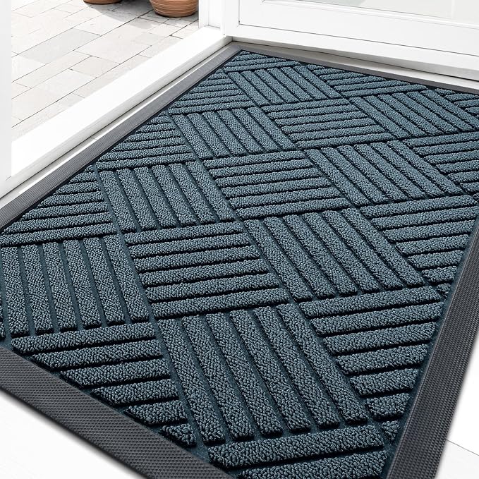 OLANLY Front Door Mat Outside Entrance 33x21, Waterproof Heavy-Duty Doormat | by OLANLY