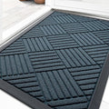OLANLY Front Door Mat Outside Entrance 33x21, Waterproof Heavy-Duty Doormat | by OLANLY