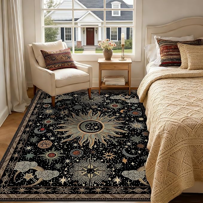 Vacuum-Friendly, 6x9 Washable Area Rug - Image 2