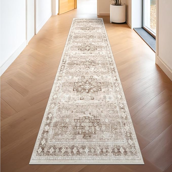 Non Slip Hallway Runner Rug by HazoHaus
