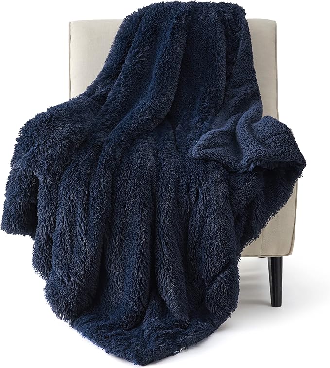Bedsure GentleSoft Fuzzy Faux Fur Twin Blanket, Soft Sherpa Fleece Plush Warm by Unknown