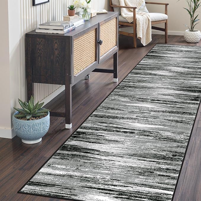 2'6 x 8' Runner Rug Non Slip, Washable Kitchen Rugs, Nursery Room, Soft Runner - Image 3