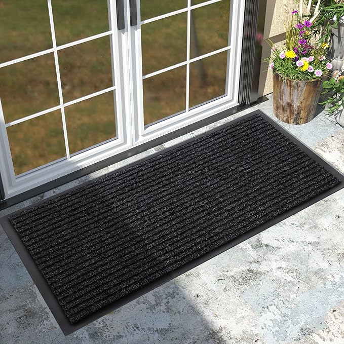 Yimobra Front Door Mat Outdoor Indoor Entrance, 100% Waterproof All-Season All by Yimobra