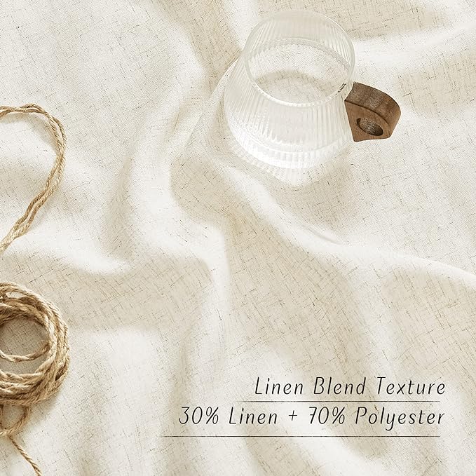NICETOWN Linen Polyester Curtains - Image 3