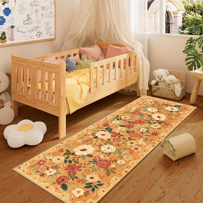 DUKINO 2.6x8 Runner Rug, Washable Runner Rug - Image 4