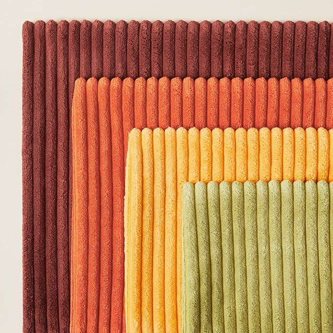 Topfinel Fall Burnt Orange Decorative Throw Pillows Covers 18x18 Inch Set of 4 - Image 3