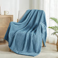 Exclusivo Mezcla Large Waffle Fleece Throw Blanket by ExclusivoMezcla