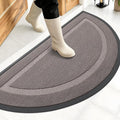 OLANLY Half Circle Front Door Mat Outside 47x23 All-Season Rubber Doormat | by OLANLY