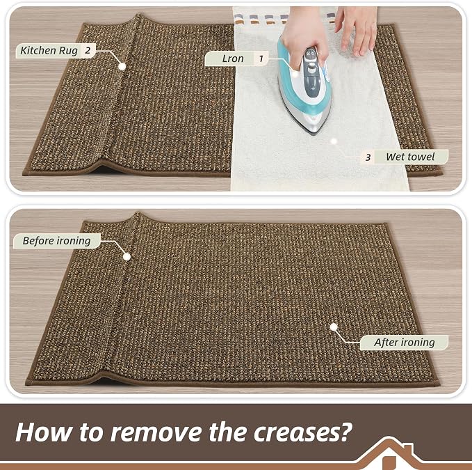 BEQHAUSE Kitchen Runner Rugs 24"x60", Kitchen Mats - Image 9
