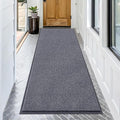 OLANLY Front Door Mat 71x34, Waterproof Heavy-Duty Indoor Outdoor Doormat | Grey by OLANLY
