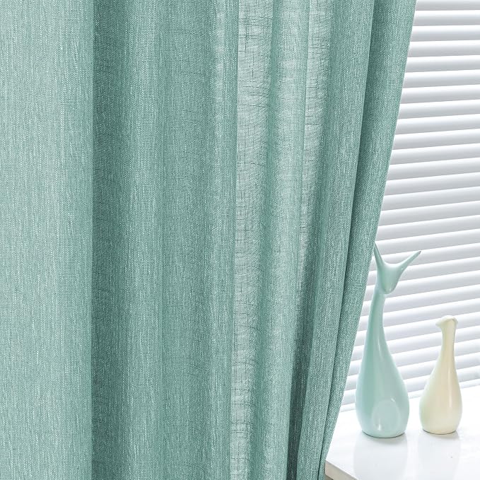 MYSKY HOME Turquoise Living Room Curtains - Image 4