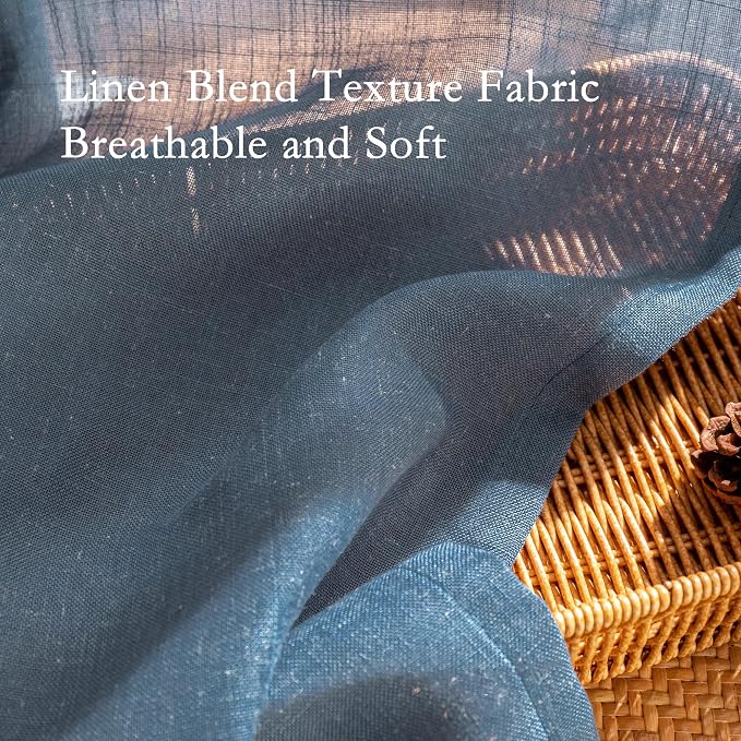 MYSKY HOME Short Semi Sheer Curtains - Image 5
