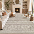 cotiled Boho 9x12 Area Rug for Living Room: Large Moroccan Washable Rug | Solve by COTILED