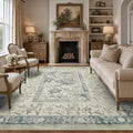 GarveeHome Vintage Blue Area Rug 8x10 by GarveeHome