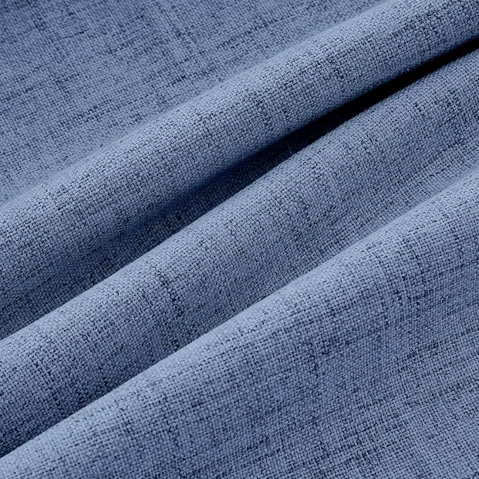 MIULEE 100% Blackout Linen Curtains - Image 9