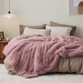 Bedsure GentleSoft Fluffy Dusty Pink Blankets Queen Size by Unknown