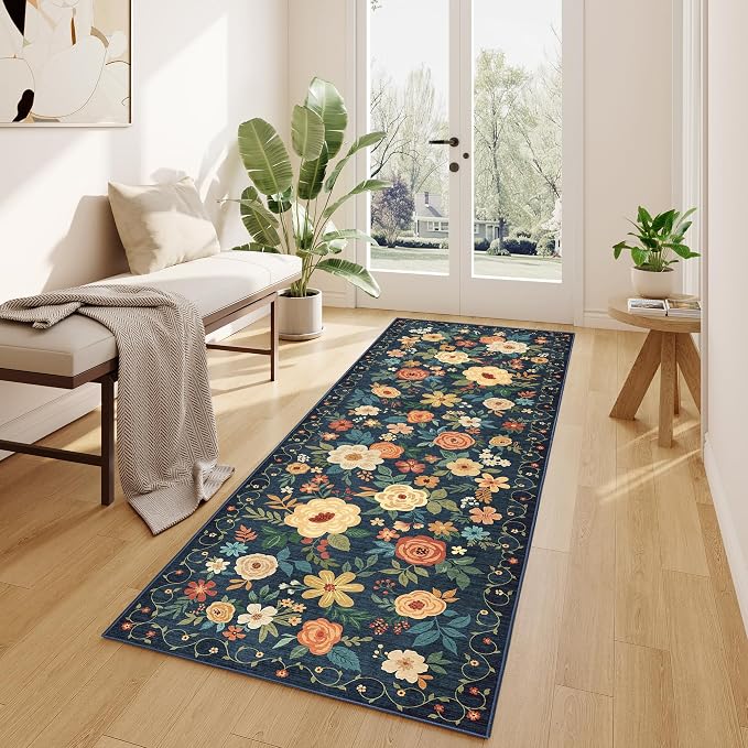 DUKINO 2.6x8 Runner Rug, Washable Runner Rug - Image 6