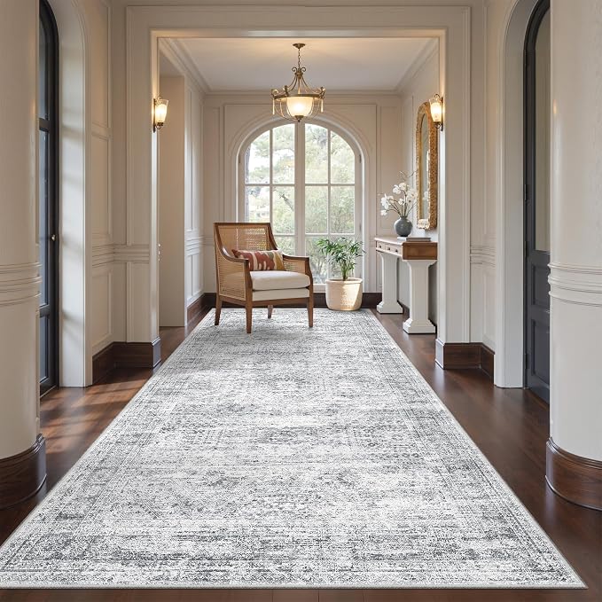 4x8 Rug Non Slip, Washable Hallway Runner Rug, Nursery Room, Soft Runner Rug - Image 4