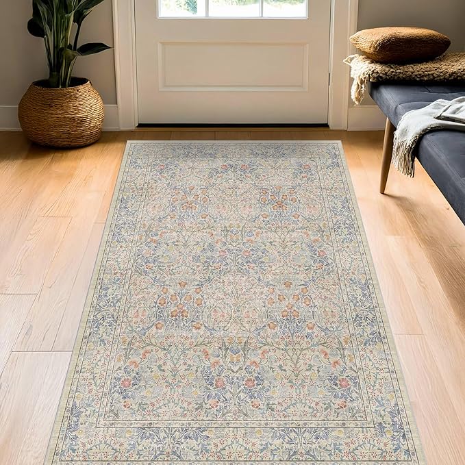 3x5 Washable Area Rug for Bedroom Beside Bed Mat, Large Kitchen, Entryway Rug - Image 9