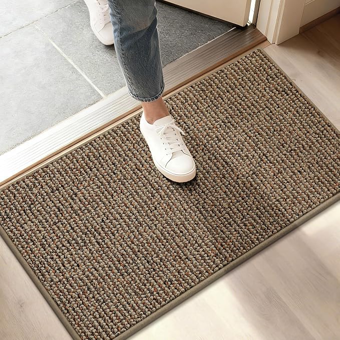 BEQHAUSE Dirt Trapper Door Mat 17" x 30", Non-Slip Doormats, Dirt Resist and by BEQHAUSE