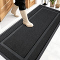 OLANLY Front Door Mat Outside 59x23, All-Season Heavy-Duty Rubber Doormat | Jet by OLANLY