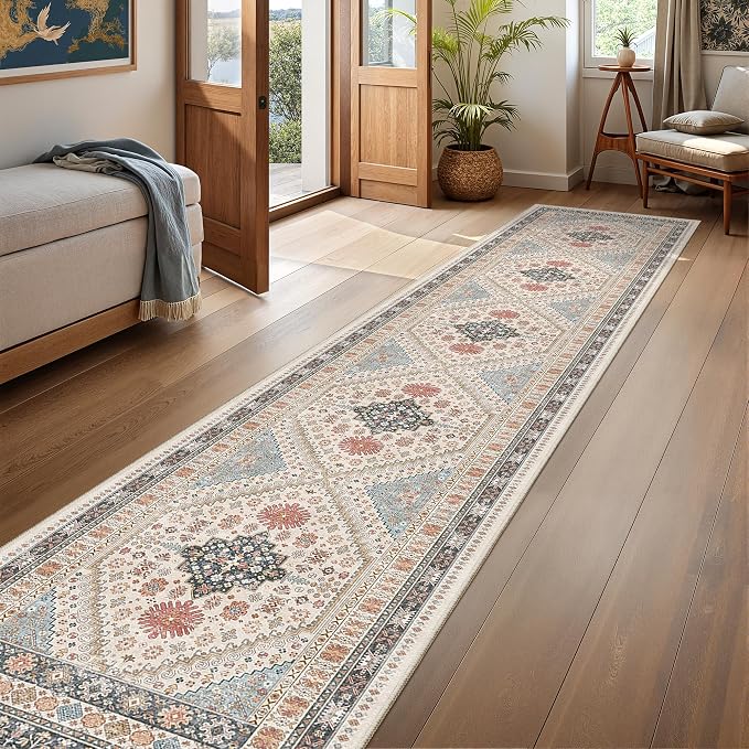 Hallway Runner Rug 2x12 Extra Long Washable Runner, Non Slip Runner - Image 5