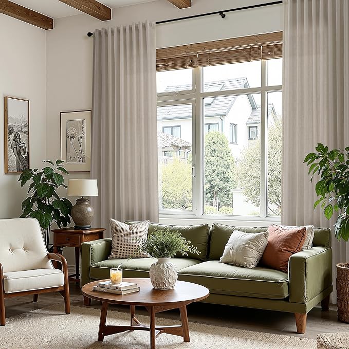Cobblestone Linen Curtains 84 Inches Long - Image 6