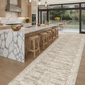 Soalmost Washable 3x18 Hallway Runner Rug Non-Slip Kitchen Entry Rugs Brown | by Soalmost
