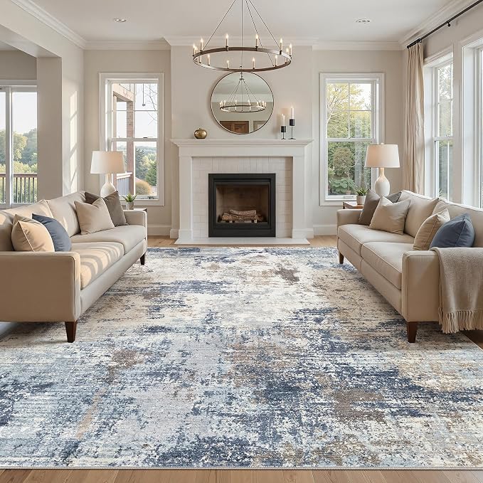 UERMEI 10x12 Area Rug Living Room Rugs - Image 4