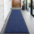 OLANLY Front Door Mat 59x20, Waterproof Heavy-Duty Indoor Outdoor Doormat | Blue by OLANLY