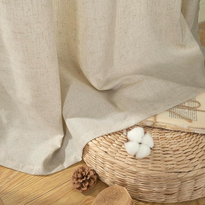 YoungsTex Burlap Linen Curtains - Image 6