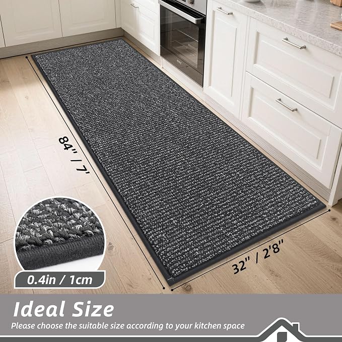 BEQHAUSE Kitchen Runner Rugs 32"x84", Kitchen Mats - Image 2