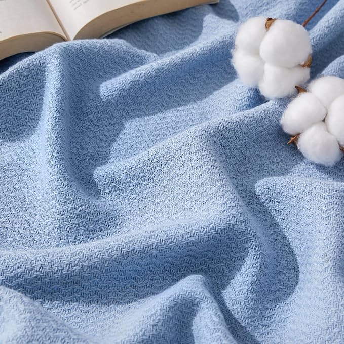 Bedsure GentleSoft 100% Cotton Blanket Queen Size by Unknown