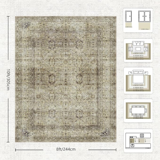 8x10 Area Rugs for Living Room - Image 2
