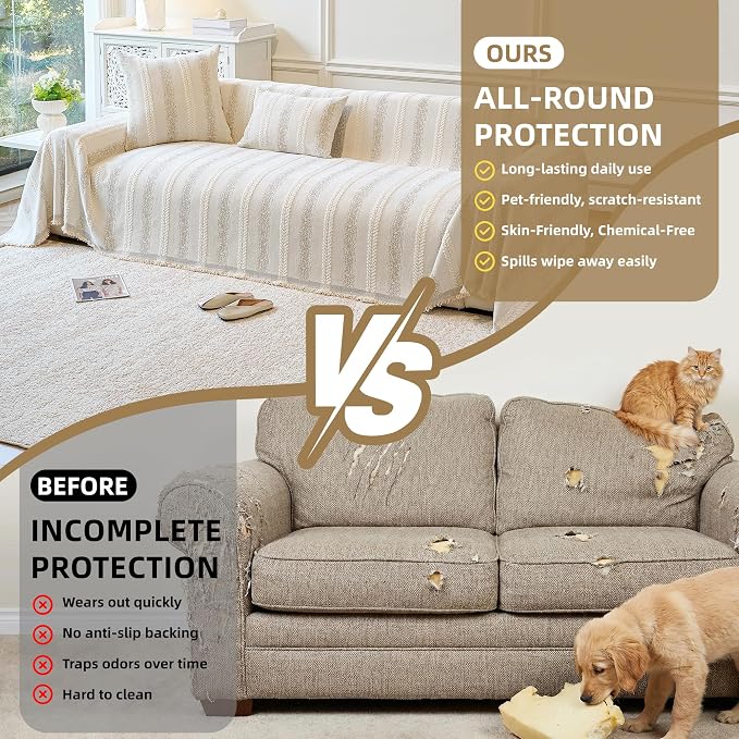 Couch Cover for Dogs Washable Sofa Cover, Sectional Couch Covers, Sofa Covers - Image 8
