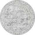 Round Area Rug Living Room: 8 ft Modern Washable Indoor Carpet | by FXRHLP