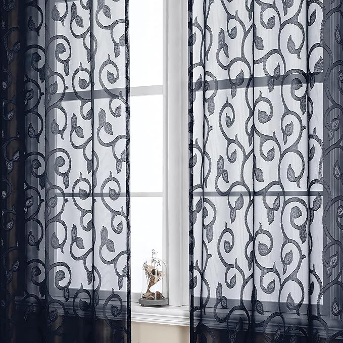 Furman Sheer Curtains 84 inches Long by OWENIE
