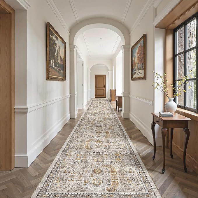 Madane Hallway Runner Rug 3x18 Washable Kitchen Runners 18ft, Low-Pile - Image 4
